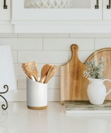 Ceramic Utensil Holder For Kitchen Countertop