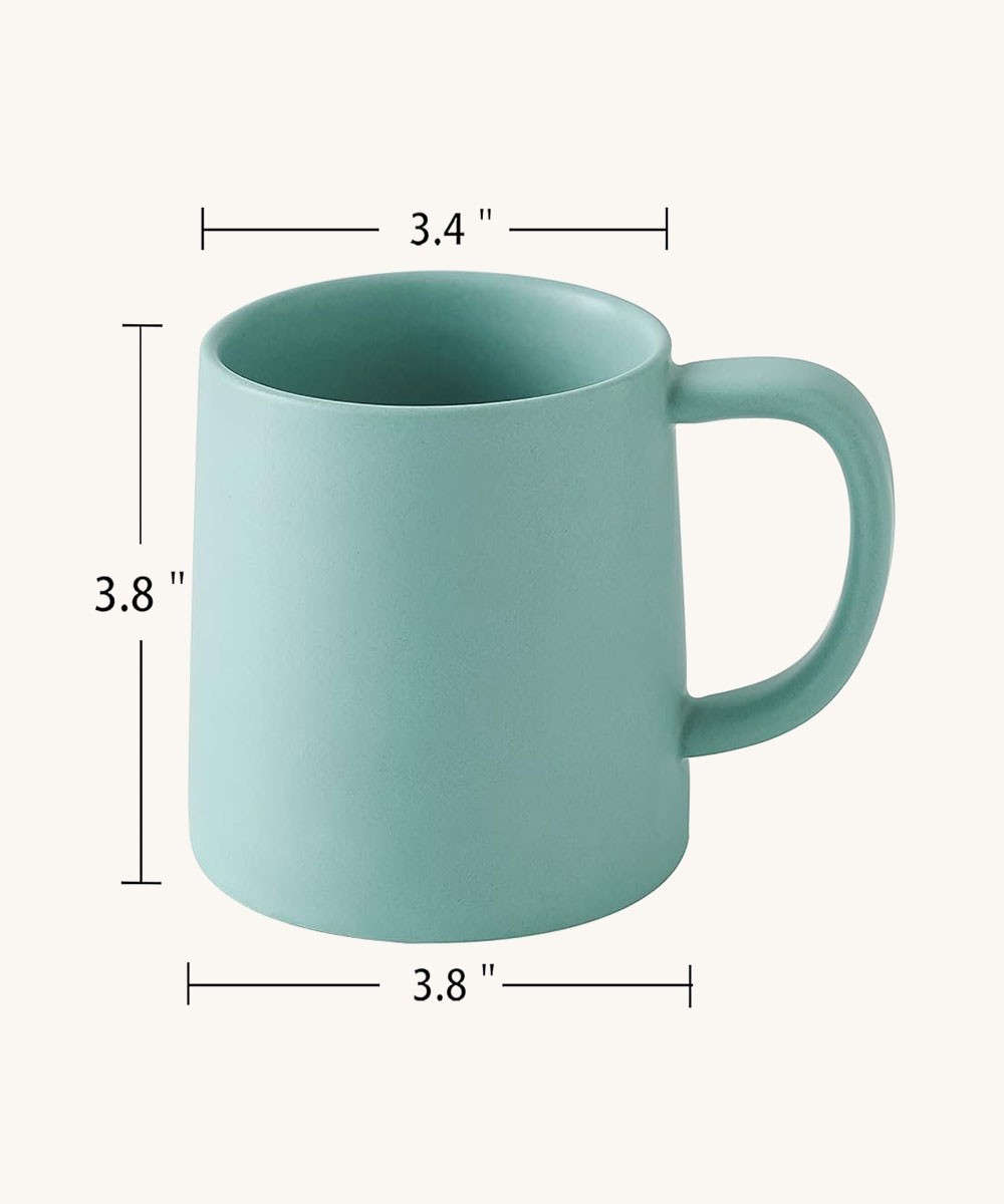 Coffee Mugs, Beige Ceramic Mug, Coffee Cups