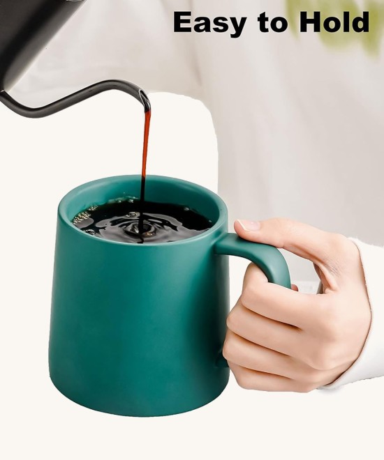 Coffee Mugs, Beige Ceramic Mug, Coffee Cups