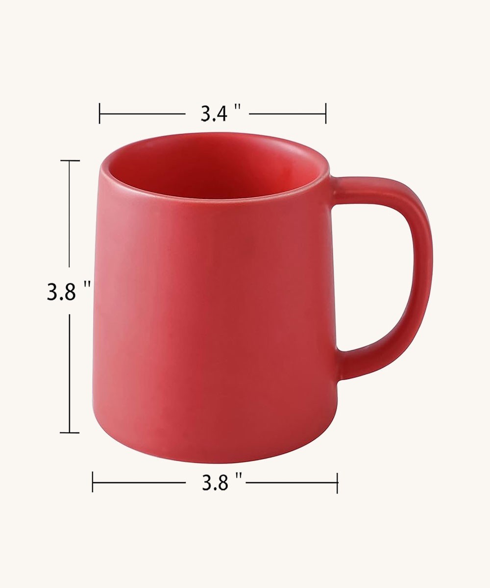 Coffee Mugs, Beige Ceramic Mug, Coffee Cups