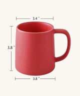 Coffee Mugs, Beige Ceramic Mug, Coffee Cups