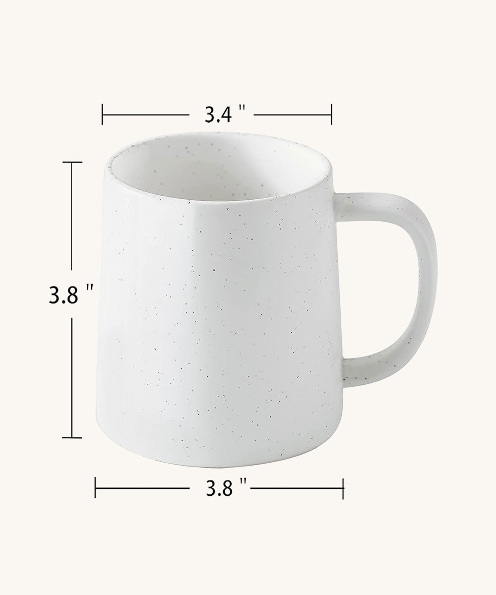 Coffee Mugs, Beige Ceramic Mug, Coffee Cups