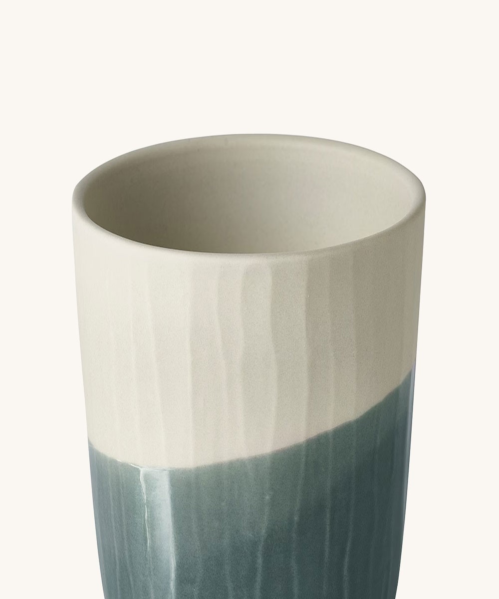 Unique Ceramic Gray Handmade Plant Pot