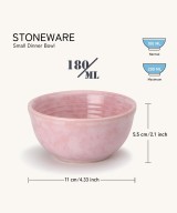 Bodhi House Reactive Ceramic Dining Bowl Set