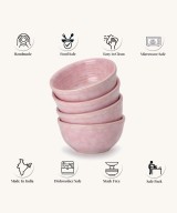 Bodhi House Reactive Ceramic Dining Bowl Set