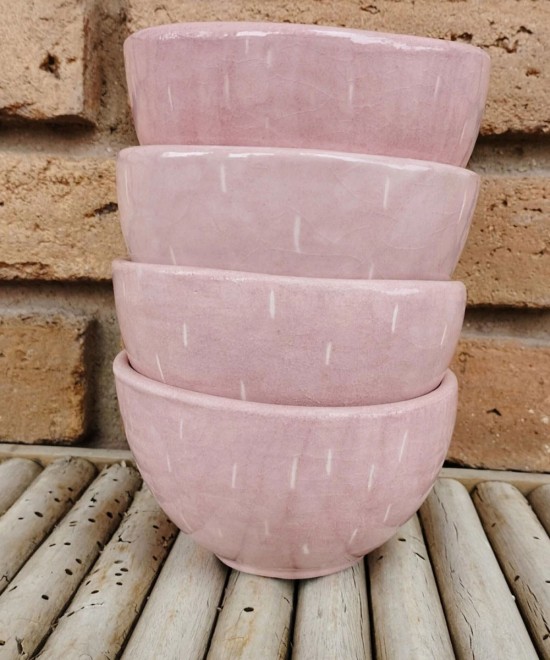 Bodhi House Reactive Ceramic Dining Bowl Set