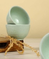 Bodhi House Reactive Ceramic Dining Bowl Set