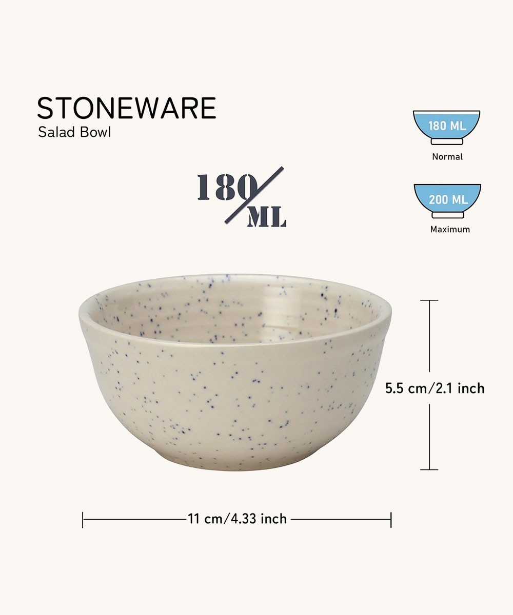Bodhi House Reactive Ceramic Dining Bowl Set