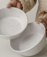 Bodhi House Reactive Ceramic Dining Bowl Set