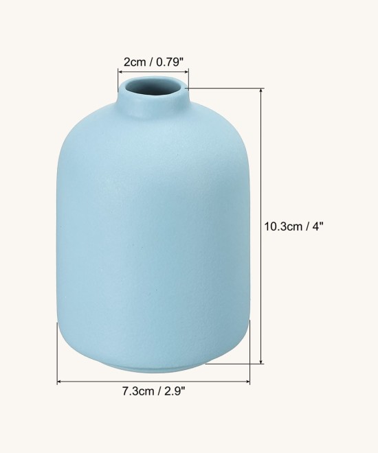 Flower Vase, Ceramic Vases For Flowers Minimalist