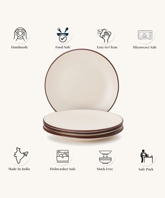 Terra Stoneware Sereno Coupe Plate 19cm