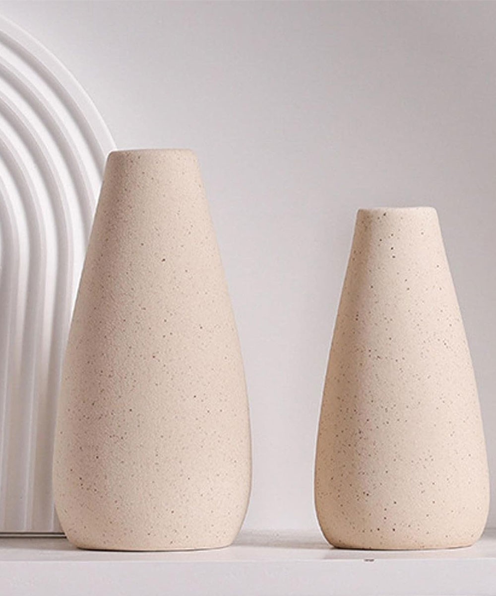 Ceramic Vase Flowers Pot Arrangements Bunch