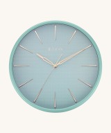 Contemporary Peacock Green Wall Clock